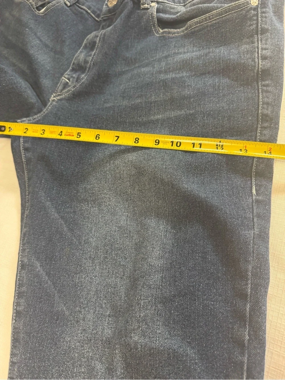 True Religion Men's Ricky Relax Straight Jeans - Dark Blue Wash size 40